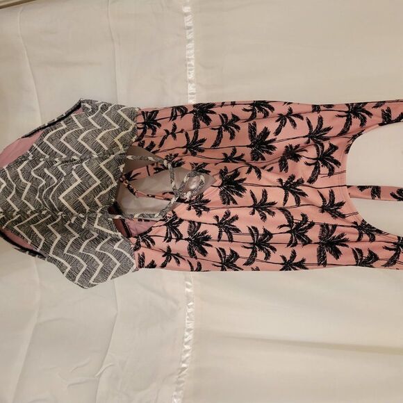 JUNIOR'S PALM SUNRISE ONE PIECE SWIMSUIT - Picture 12 of 15